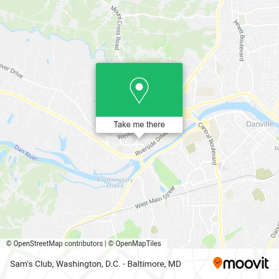 Sam's Club map