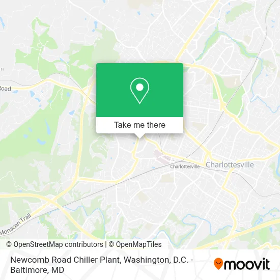 Newcomb Road Chiller Plant map