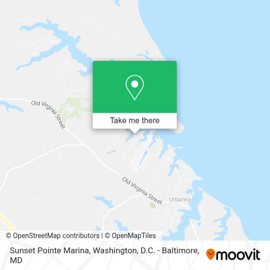 Sunset Pointe Marina map