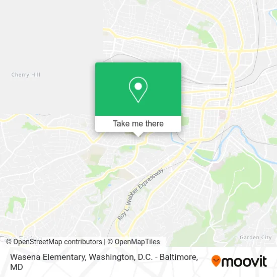 Wasena Elementary map