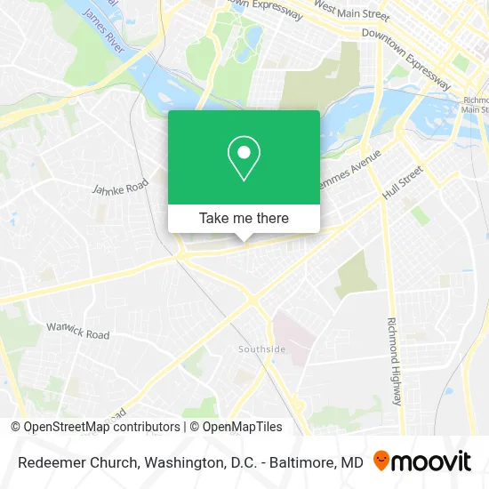 Redeemer Church map