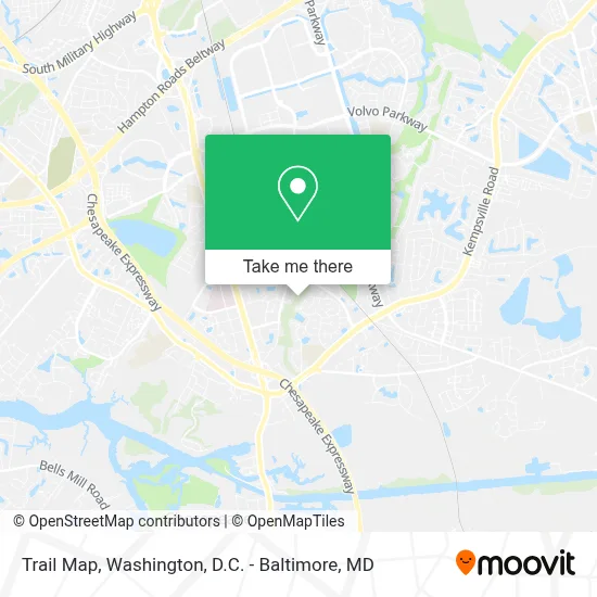 Trail Map map