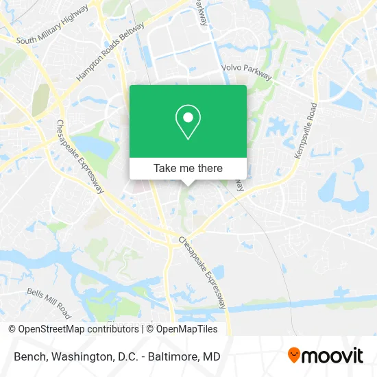 Bench map