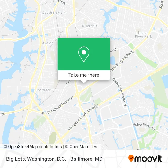 Big Lots map