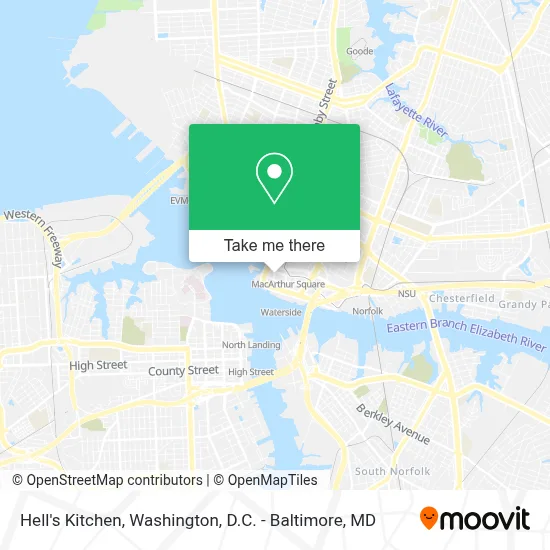 Hell's Kitchen map