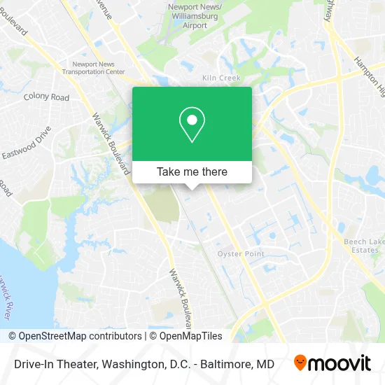 Drive-In Theater map