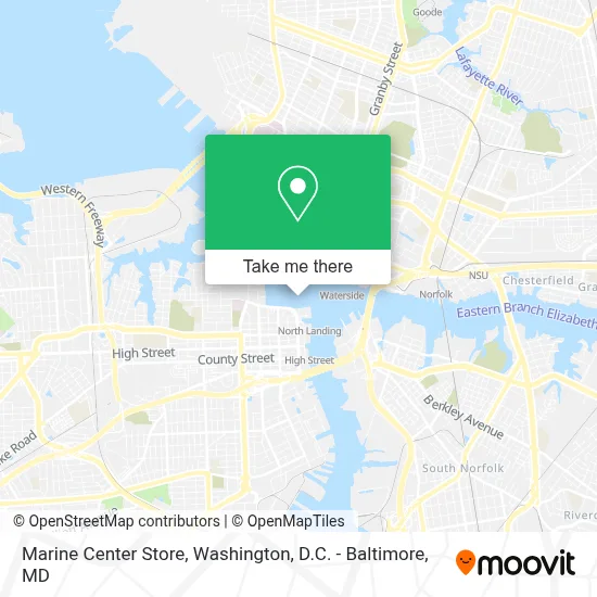 Marine Center Store map