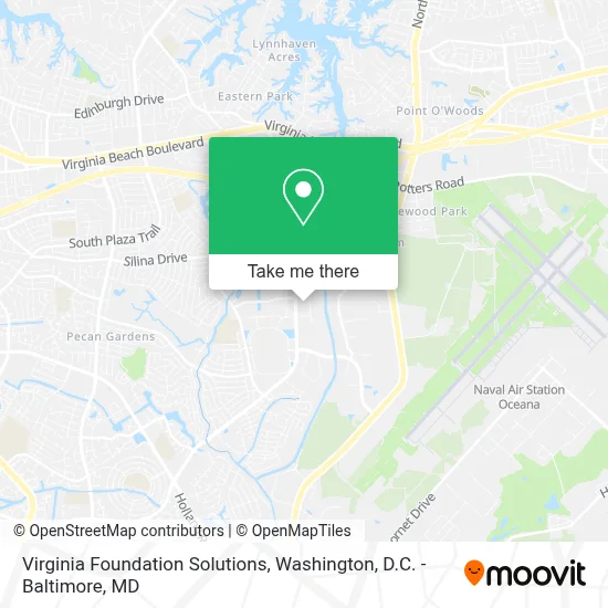 Virginia Foundation Solutions map