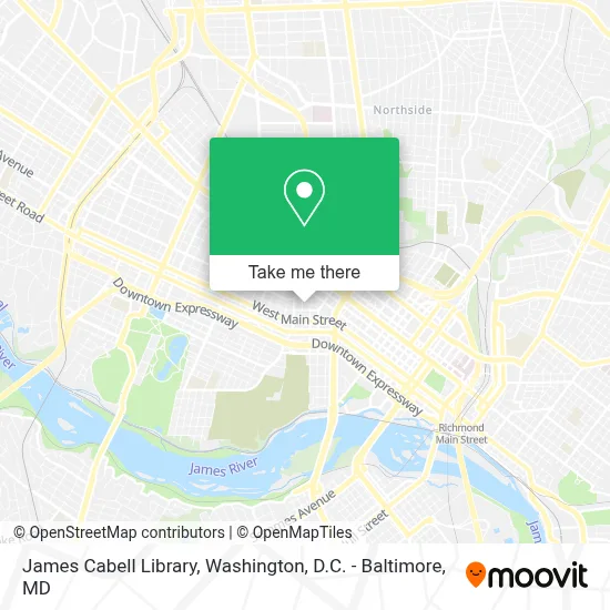 James Cabell Library map