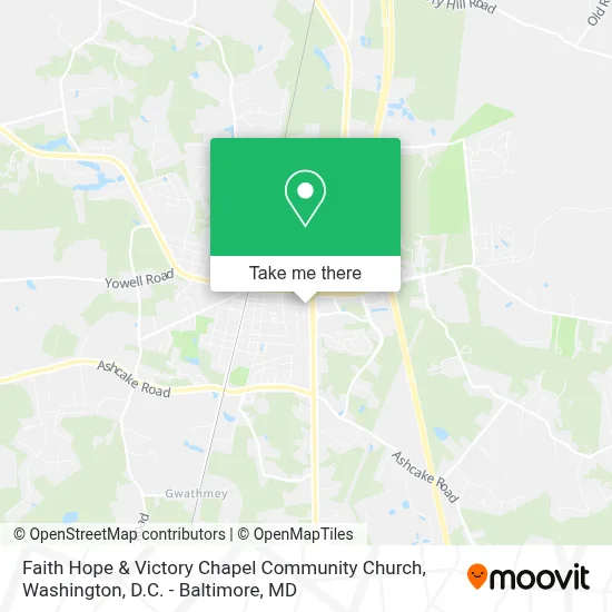 Faith Hope & Victory Chapel Community Church map