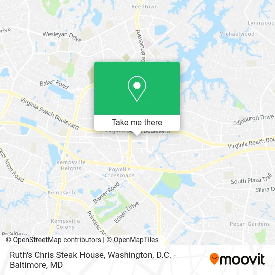Ruth's Chris Steak House map