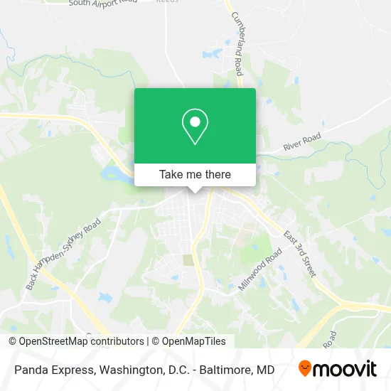 Panda Express map