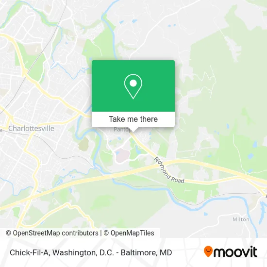 Chick-Fil-A map