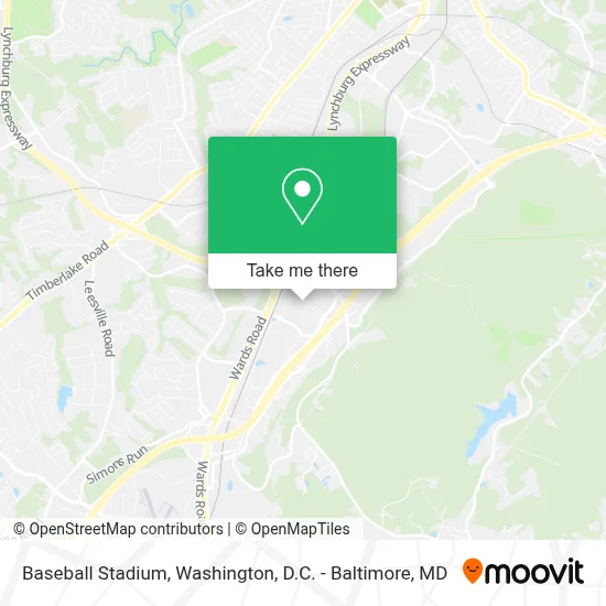 Baseball Stadium map