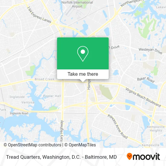 Tread Quarters map