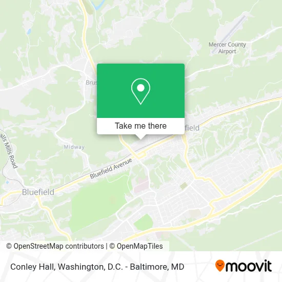 Conley Hall map