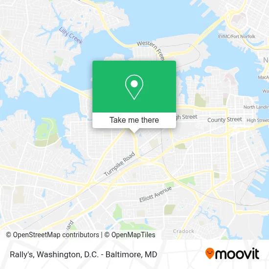 Rally's map