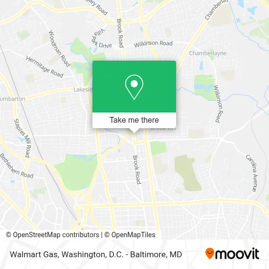 Walmart Gas map