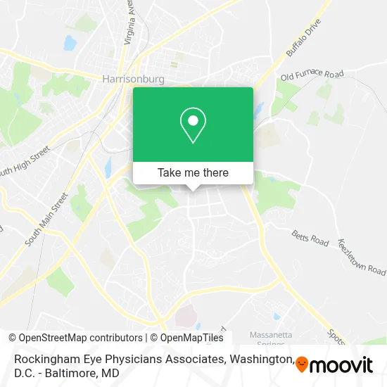 Rockingham Eye Physicians Associates map