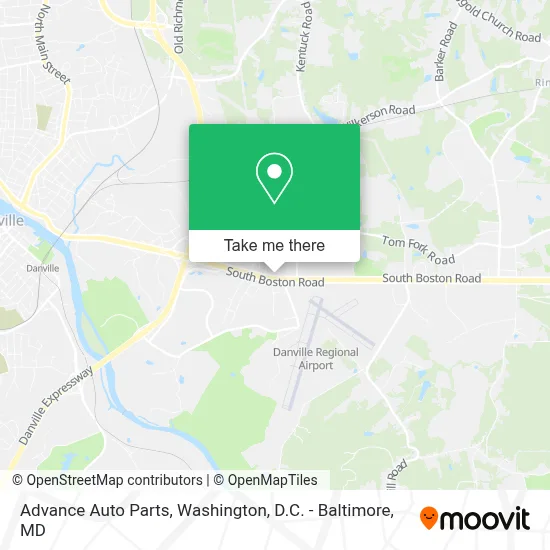 Advance Auto Parts map