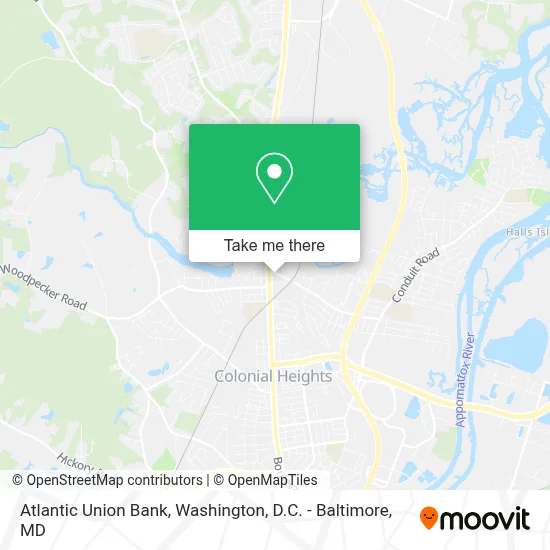 Atlantic Union Bank map