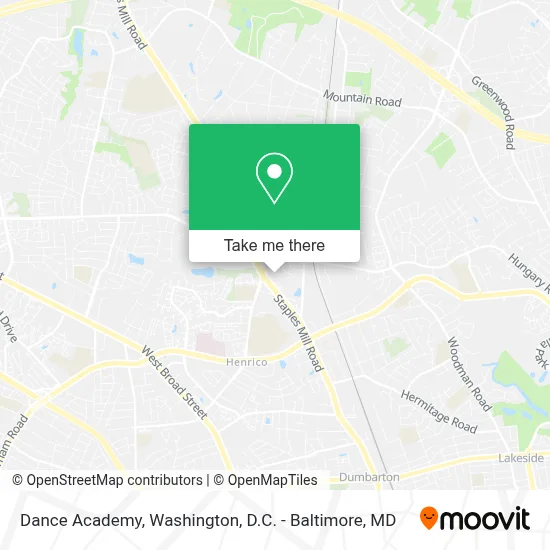 Dance Academy map