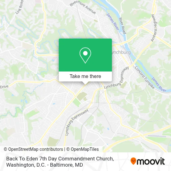 Back To Eden 7th Day Commandment Church map