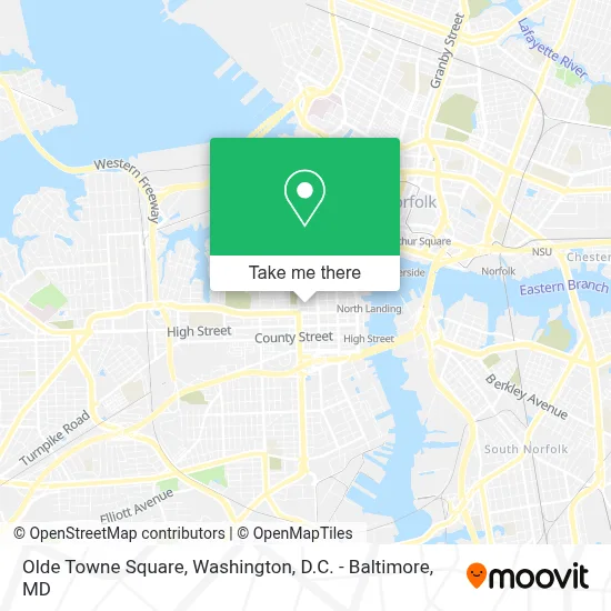 Olde Towne Square map