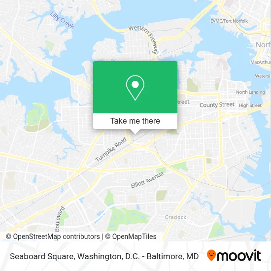 Seaboard Square map