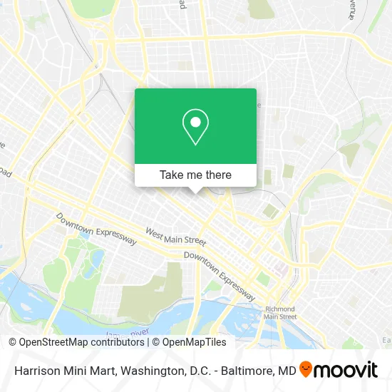 Harrison Mini Mart map