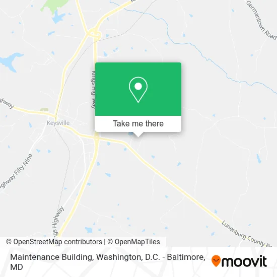 Maintenance Building map