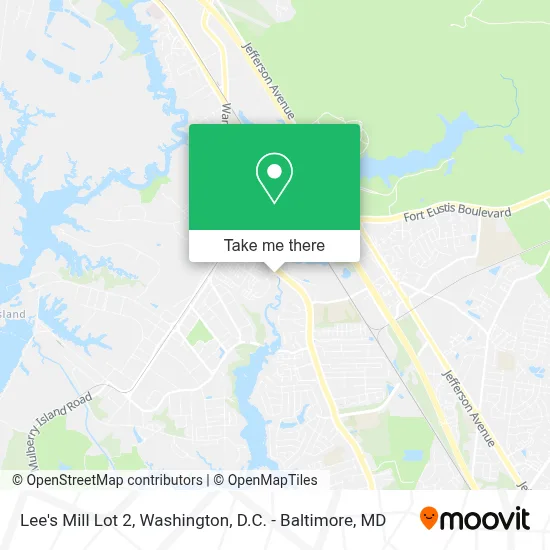 Lee's Mill Lot 2 map