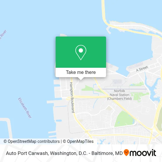 Auto Port Carwash map