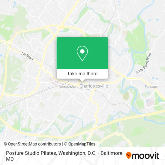 Posture Studio Pilates map