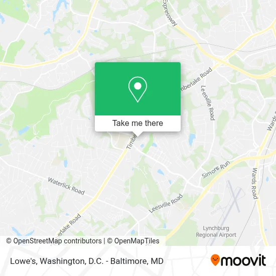 Lowe's map
