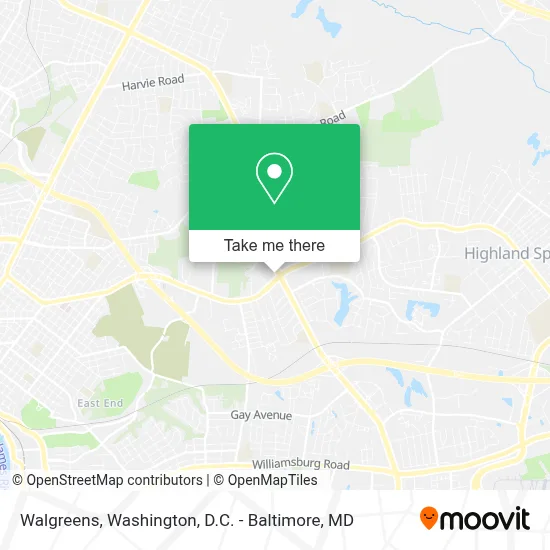 Walgreens map