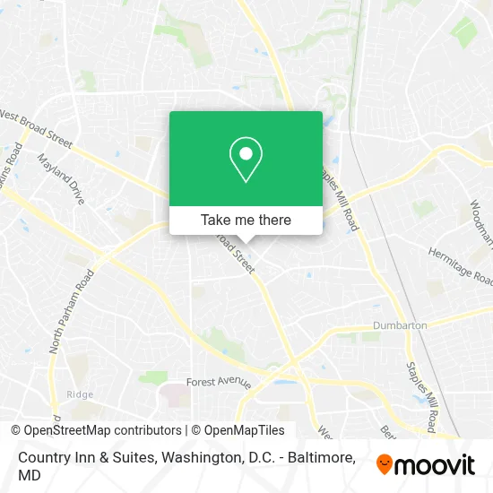 Country Inn & Suites map