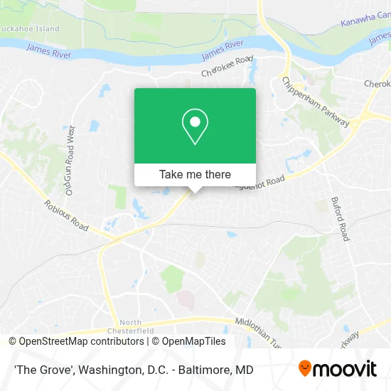 'The Grove' map