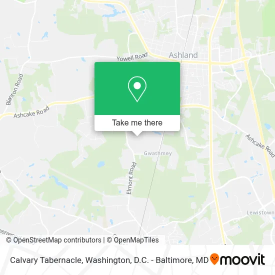 Calvary Tabernacle map