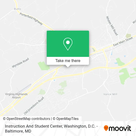 Instruction And Student Center map