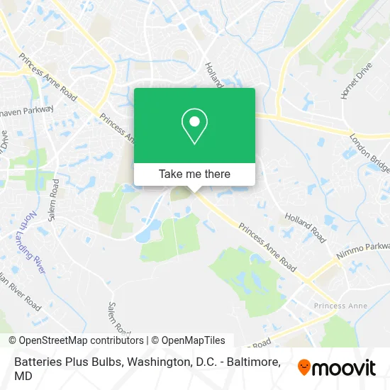 Batteries Plus Bulbs map