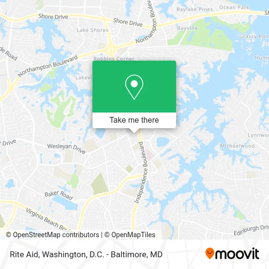 Rite Aid map