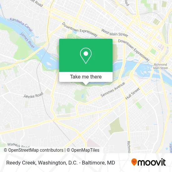 Reedy Creek map