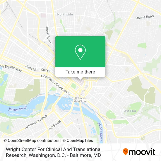 Wright Center For Clinical And Translational Research map