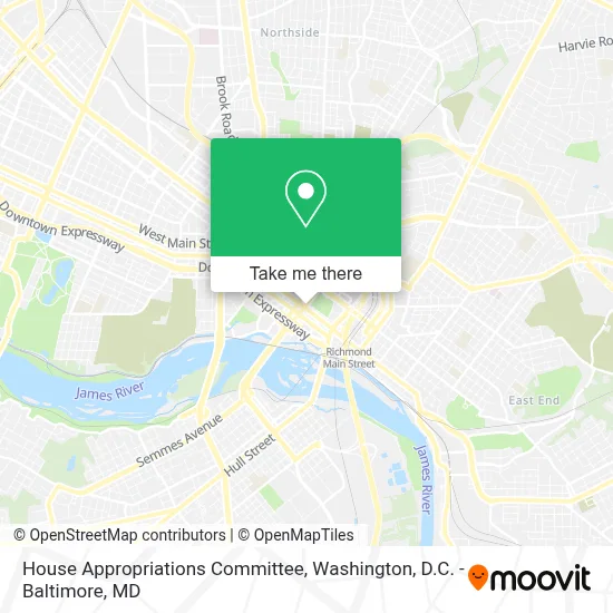 House Appropriations Committee map