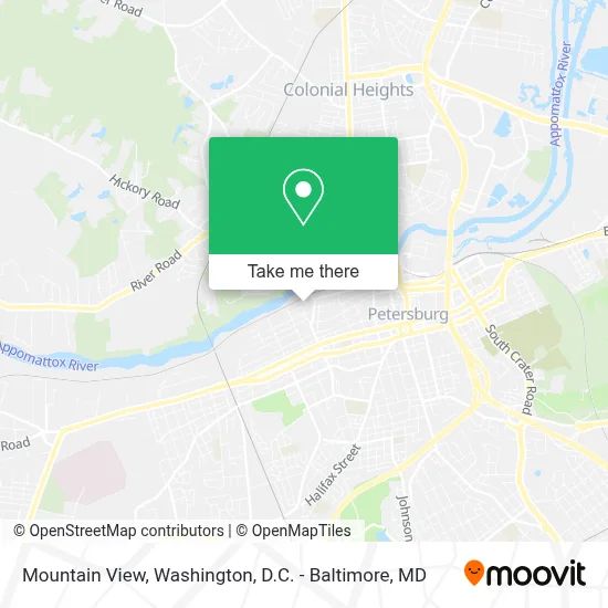 Mountain View map