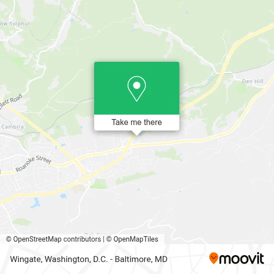 Wingate map