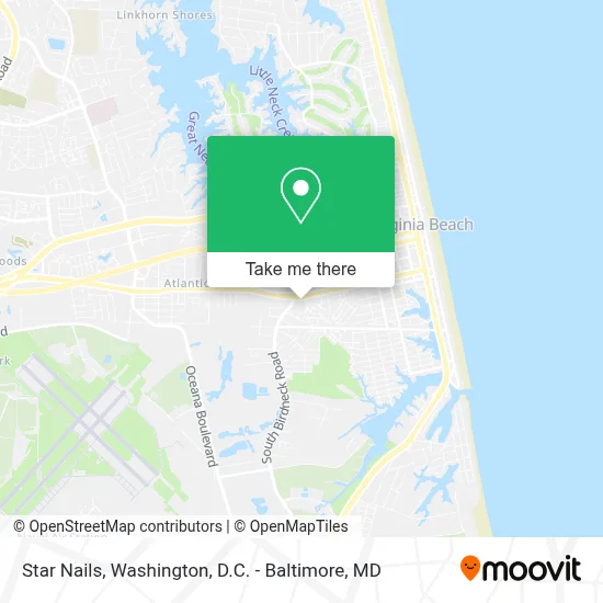 Star Nails map