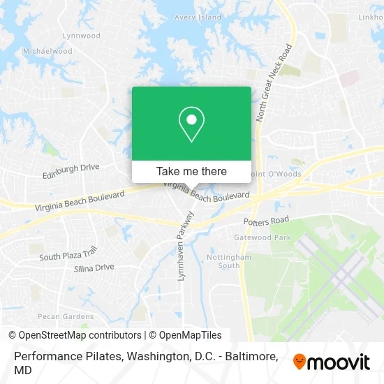 Performance Pilates map