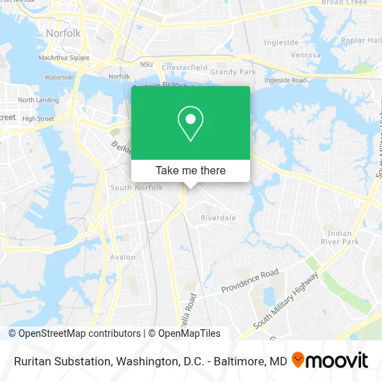 Ruritan Substation map